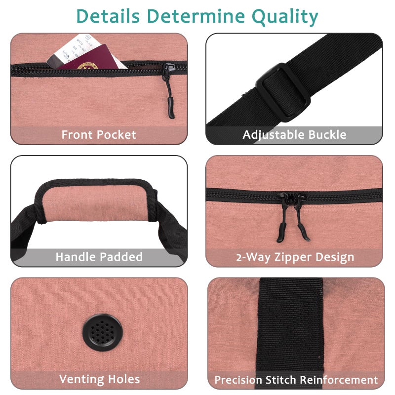 Goloni Foldable Travel Duffle Bag for Men Women, Waterproof with Shoe Compartment, 80L 120L Large Collapsible Luggage Bag, Lightweight Packable Duffel for Travel Sports Gym Airline Carry On Checked Bag - Image 4