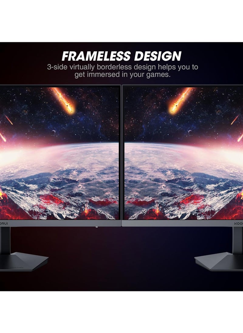 KOORUI - 27 inch FHD Gaming Monitor 165 Hz, IPS, 1ms, DCI-P3 90% Colour Gamut, Adaptive Sync GN06 - Image 1