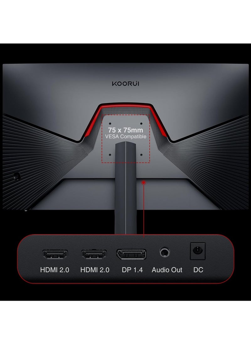 KOORUI - 27 inch FHD Gaming Monitor 165 Hz, IPS, 1ms, DCI-P3 90% Colour Gamut, Adaptive Sync GN06 - Image 1