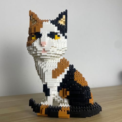 alltogetho Calico Cat Model Micro Mini Building Block Toys Sets Reminiscent of Your Beloved Feline Gift Decro Choice - Image 5