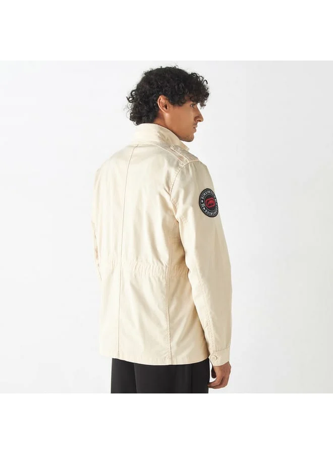 Ecko Unltd. Ecko Unltd Logo Detail Utility Jacket with Long Sleeves