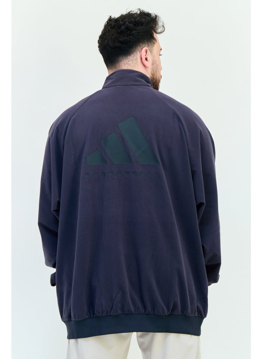 Adidas Men Sportswear Fit Long Sleeve Outdoor Jacket , Grey  - Image 3