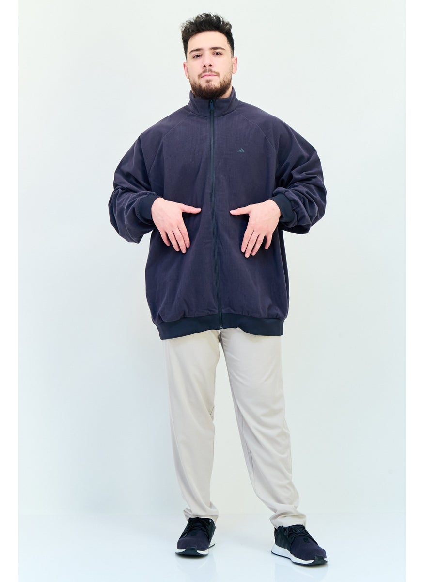 Adidas Men Sportswear Fit Long Sleeve Outdoor Jacket , Grey  - Image 4