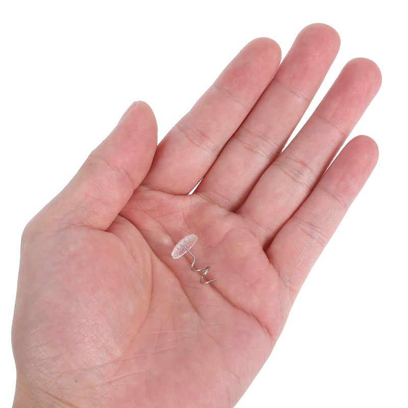 Stainless Steel Spiral Pins 50pcs Upholstery Twist Pins for Sofa Bed Fabric Covers - Image 5