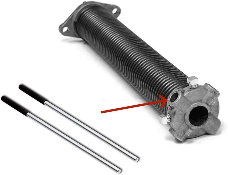 L Continue 2 Pack Winding Rods with Random Antiskid Handle, Used for Garage Door Torsion Spring and Many More Black. - Image 4