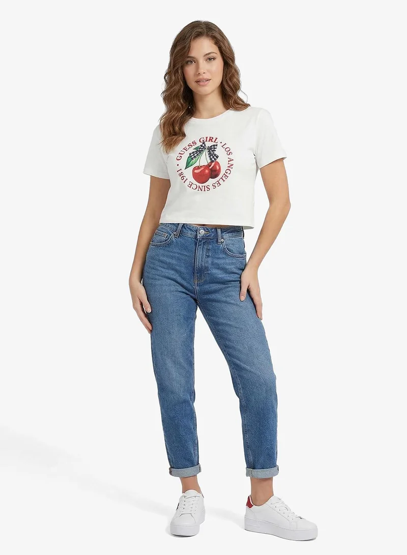 GUESS Youth Graphic Crew Neck T-Shirt