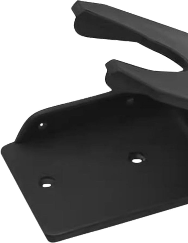 2pcs Barcode Scanner Holder - Wall Mount POS Scanner Stand for Desk and Retail Checkout Counter - Sturdy Black Plastic Scan Gun Mounting Holder - Image 3