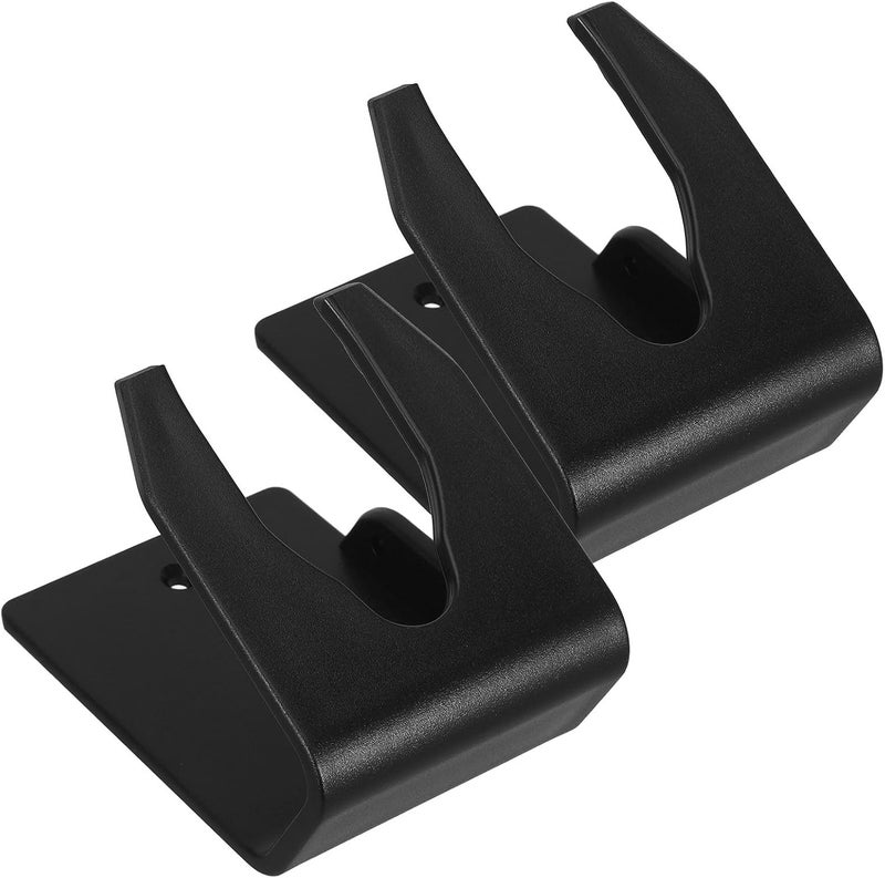 2pcs Barcode Scanner Holder - Wall Mount POS Scanner Stand for Desk and Retail Checkout Counter - Sturdy Black Plastic Scan Gun Mounting Holder - Image 1