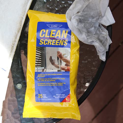 Ettore Clean Screens Wipes Per Pack, 25 Count (Pack Of 1), No Color - Image 3