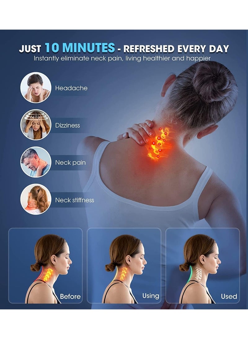 Axish Neck Relaxation Pillow for Neck and Shoulder Pain Relief, Neck and Shoulder Pain Relief Pillow for Pain Relief, Muscle Relaxation and Cervical Spine Alignment-339 - Image 3