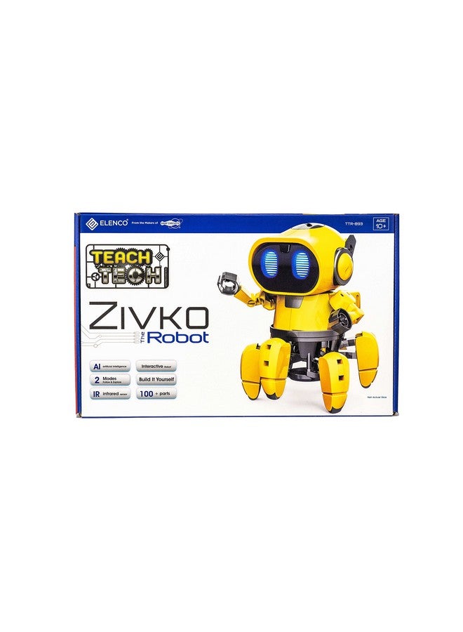 Elenco Teach Tech “Zivko The Robot”, Interactive A/I Capable Robot with Infrared Sensor, STEM Learning Toys for Kids 10+, includes Assembly Parts - Image 5