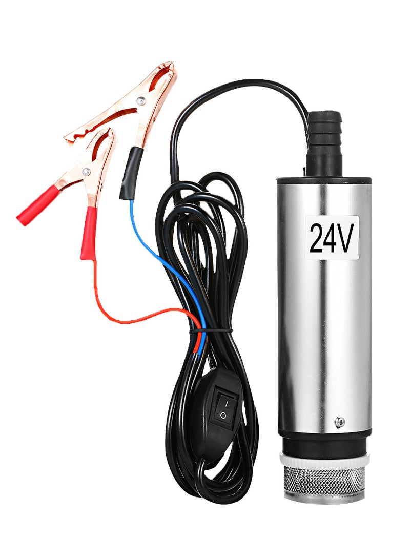 DC 12V/24V Submersible Pump for Pumping Diesel Oil Water 51mm Water Oil Diesel Fuel Transfer Pump Refueling with Fliter Screen - Image 2