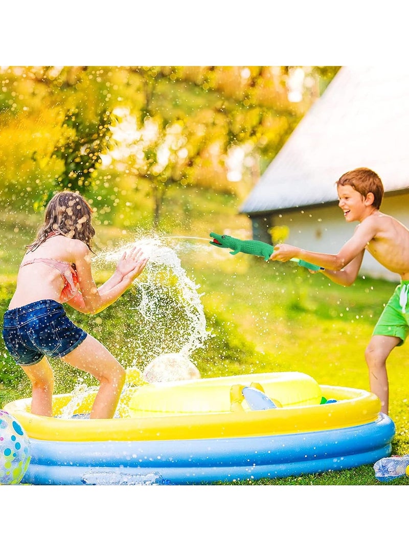 KASTWAVE Water Toy for Kids, Alligator Water Pistol Squirt Toy Water Blaster Water Soaker Blaster Small Pistol Outdoor Beach Garden Pool Bath Party Water Fighting Children Girls Boys Toys, Green - Image 3