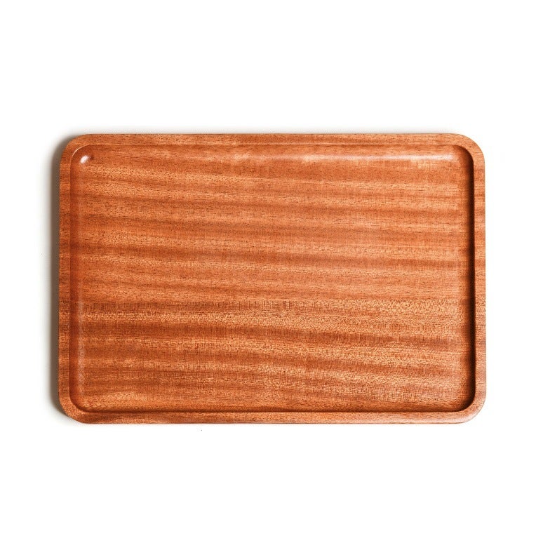 Sanchuang Japanese-Style Plate High-Value Fruit Plate Wooden Tea Plate Bread Snack Plate Solid Wood Tray Wooden Plate - Image 5