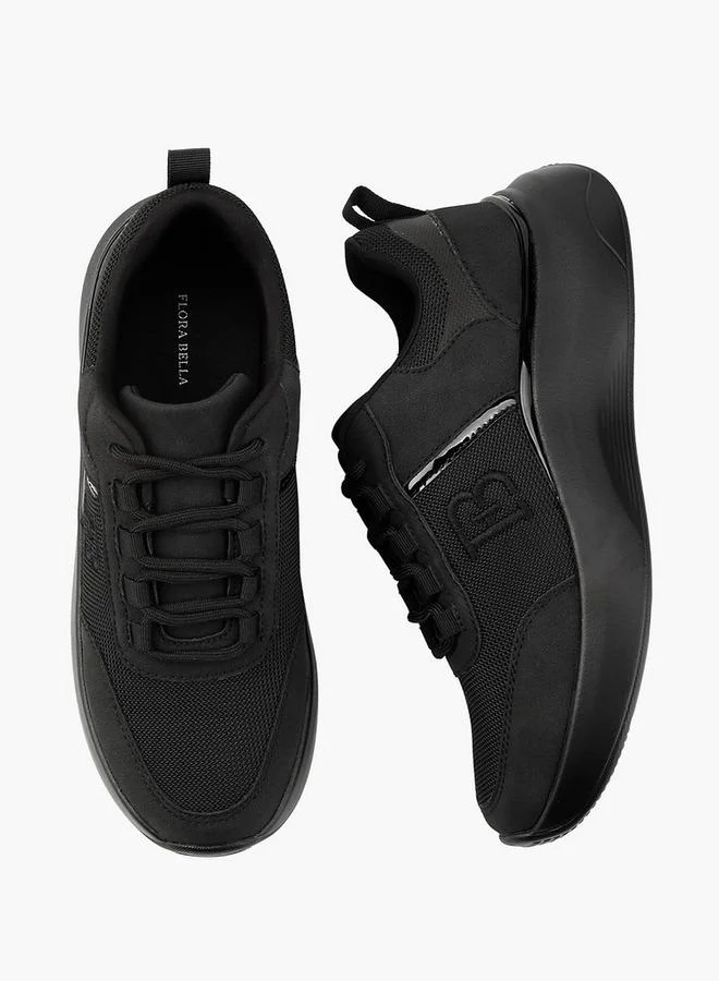 فلورا بيلا من شو إكسبرس Panelled Lace-Up Sneakers