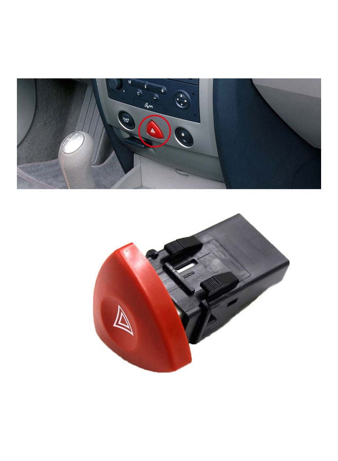 NIBEMINENT Replacement Emergency Hazard Warning Light Switch For Renault Primastar  - Image 1
