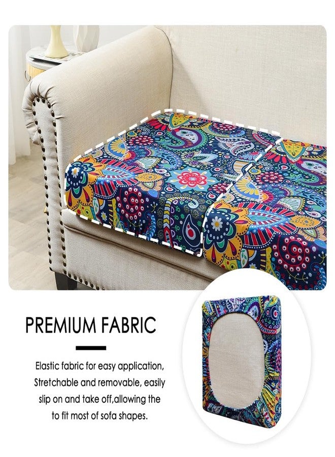 FORCHEER Sofa Cushion Covers, Stretch Printed Seat Cushion Protector Sofa Couch Cushion Cover Couch Seat Slipcovers Washable Furniture Protector(1PC,Style 1) - Image 5