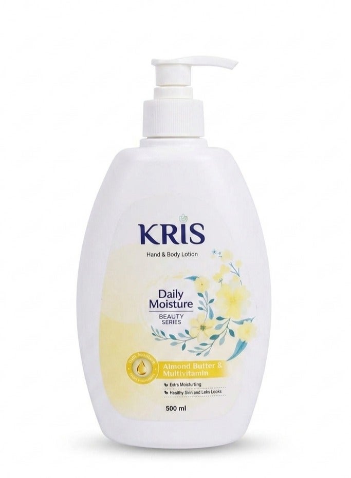 Daily Moisture Hand & Body Lotion with Almond Butter & Multivitamin 500ml