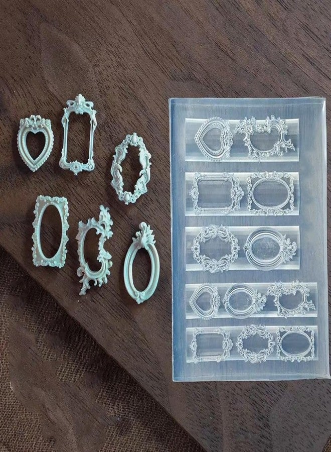 Buildcon Nail Charms, 3D Nail Molds for Creative Nail Art Designs, Professional Nail Art Accessories with Retro Photo Frame Style, Ideal for DIY Manicure and Salon Use - Image 5