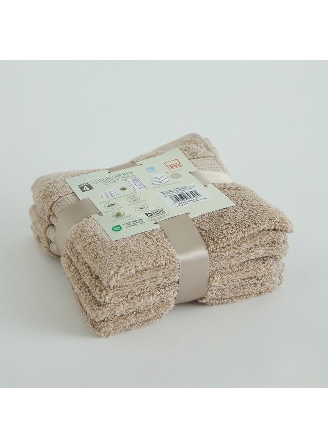Home Box Air Rich 4-Piece Face Towel Set 30 x 30 cm  - Image 1