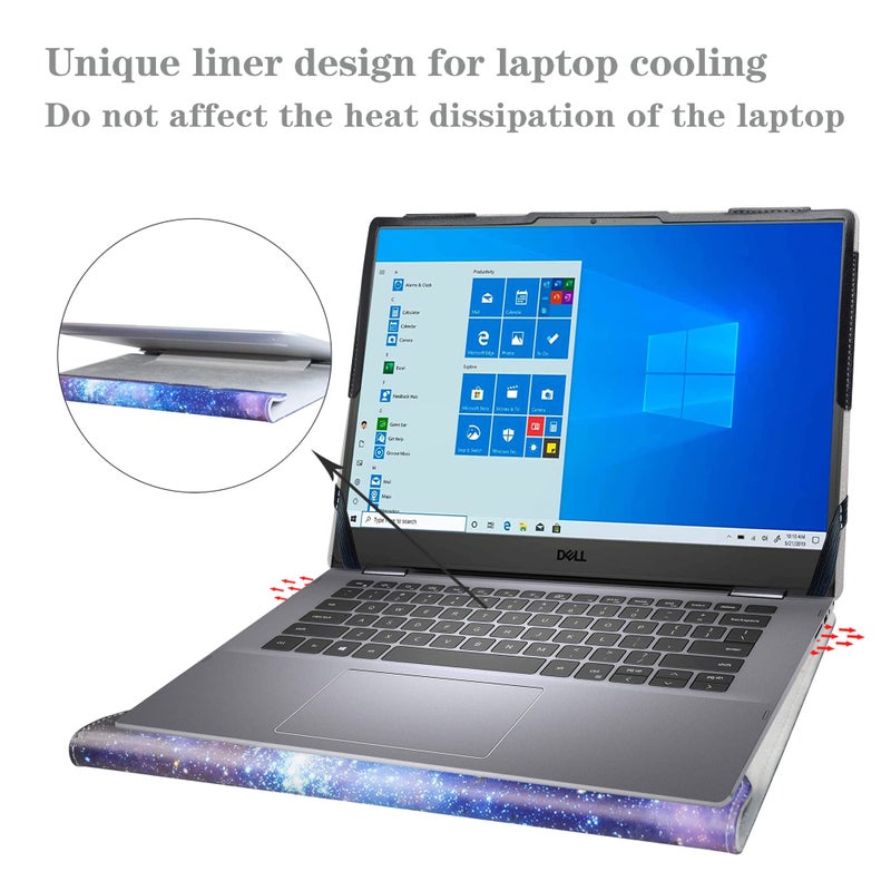 Alapmk Protective Case for Dell Inspiron 14 2-in-1/Inspiron 14 Plus & ThinkPad T14s/ThinkPad P14s 14" Galaxy - Image 4