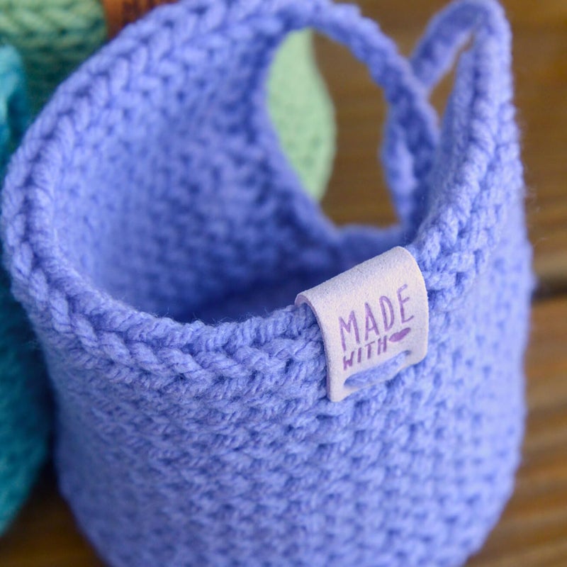Simply Hooked Coffee Mug Cozy with Coaster – Reusable Tea Cozy Wrap for Hot Drinks – Fits 11 oz Ceramic Mugs – Stocking Stuffer Gift for Women (Periwinkle) - Image 4