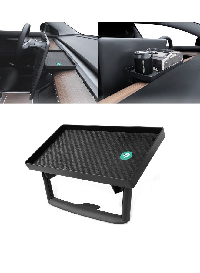 SYOSI Center Console Organizer for Tesla Model 3/Y - Magnetic Dashboard Storage Tray & Tissue Holder, Compatible Accessories for Tesla Model 3 and Model Y. - Image 1