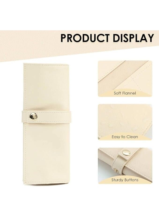 عربست ساعة حافظة حزام الساعة منظم حافظة جلدية للساعة لفة ساعة جلدية للسفر تحمل 5 حافظات تخزين حزام الساعة للرجال والنساء أحزمة الساعة حقيبة تنظيم محمولة متوافقة مع حزام ساعة أبل - Image 5