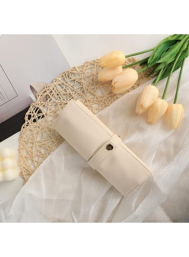 عربست ساعة حافظة حزام الساعة منظم حافظة جلدية للساعة لفة ساعة جلدية للسفر تحمل 5 حافظات تخزين حزام الساعة للرجال والنساء أحزمة الساعة حقيبة تنظيم محمولة متوافقة مع حزام ساعة أبل - Image 3