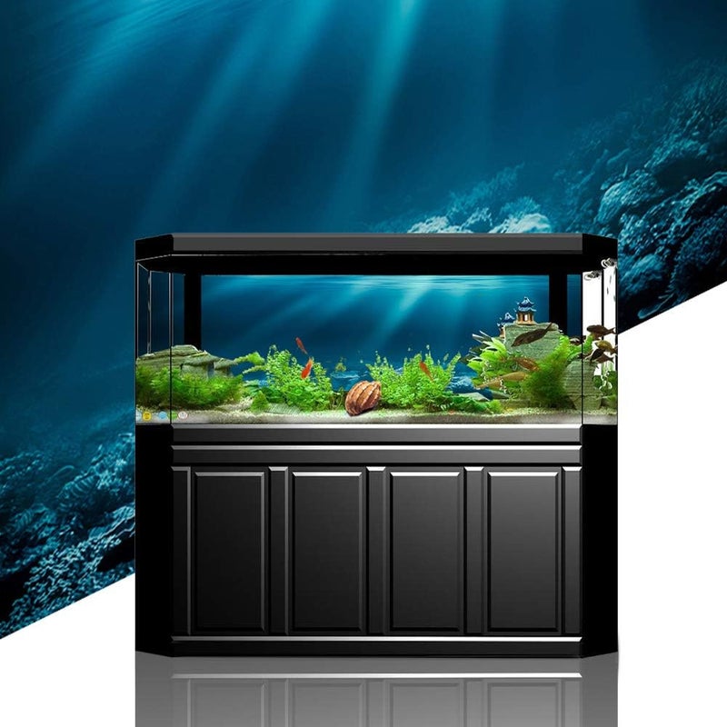 klarako 3D Aquarium Fish Tank Background Poster Picture PVC Adhesive Decor, S - Image 4
