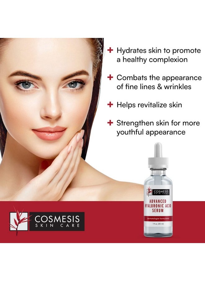 Cosmesis Skin Care Advanced Hyaluronic Acid Serum Hydrates & Revitalizes Skin Reduces Fine Lines & Wrinkles 30Ml Cosmesis  - Image 3