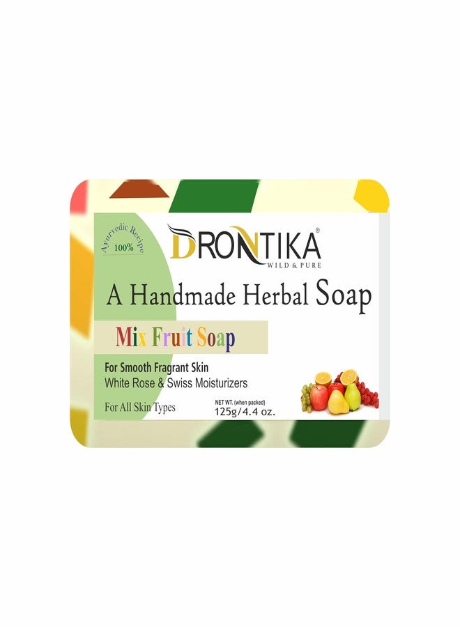 Drontika Wild & Pure Handmade Assorted Bath Soap Lemon and Fruit Combo Of Fresh (Pack Of 8) Each 125gm - Image 5