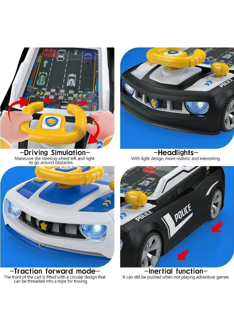 Adventure Car Simulator Police Model –  handheld electronic game console for Kids with Music and Interactive Driving Fun - Image 5