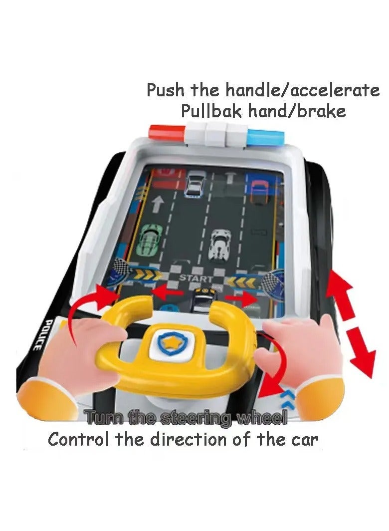 Adventure Car Simulator Police Model –  handheld electronic game console for Kids with Music and Interactive Driving Fun - Image 4