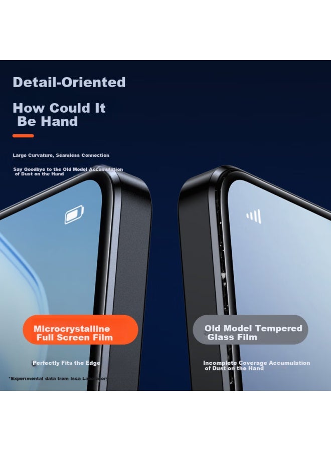 Iska suitable For Iqoo Z9 Turbo/+ Tempered Glass Film Iqooz9 Mobile Phone Screen Protector High Definition Full Screen Anti-scratch Strong Anti-fingerprint Glass Protection J - Image 3