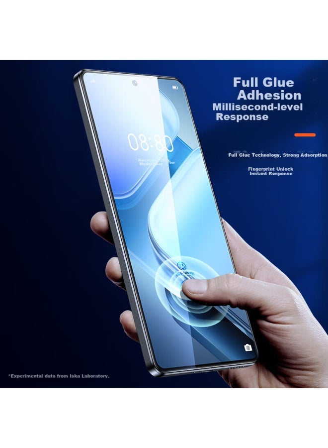 Iska suitable For Iqoo Z9 Turbo/+ Tempered Glass Film Iqooz9 Mobile Phone Screen Protector High Definition Full Screen Anti-scratch Strong Anti-fingerprint Glass Protection J - Image 2