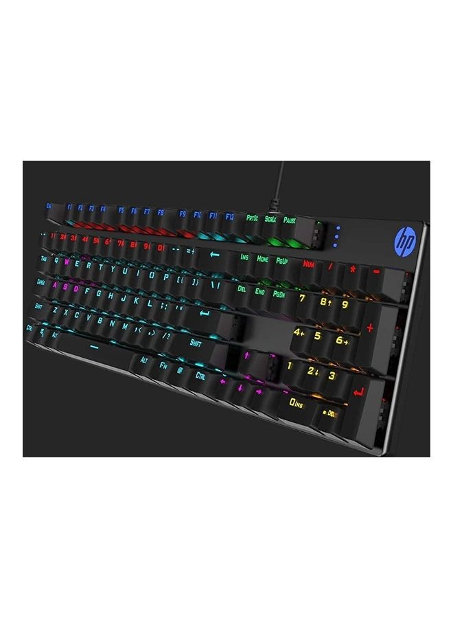 HP GK400F RGB Wired Gaming Mechanical Keyboard Black - Image 3