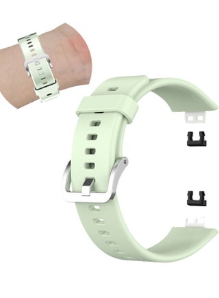 Huawei Watch Band, Soft Silicone Strap Compatible with Huawei Watch Fit(TIA-B09/TIA-B19)/Fit New/FIT Special Edition(B39), Adjustable Replacement Band for Huawei Watch, Light Green - pzsku/Z34D531791455AD74C245Z/45/_/1713580984/93c691e8-9f8d-4642-9eaa-e993686bfefa