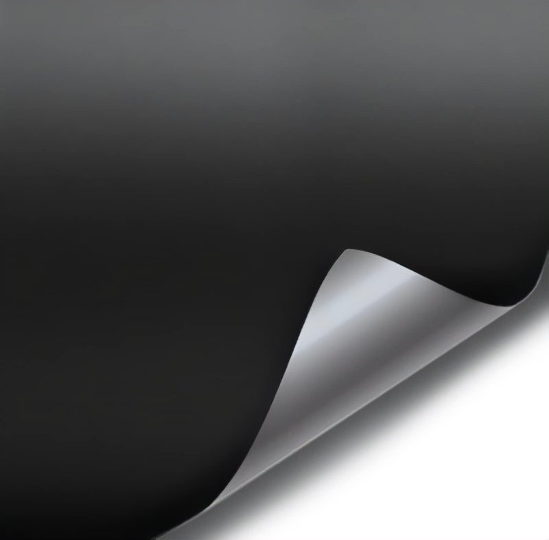 VViViD - 1' x 2' Matte Black Vinyl Adhesive Sheet - Image 1
