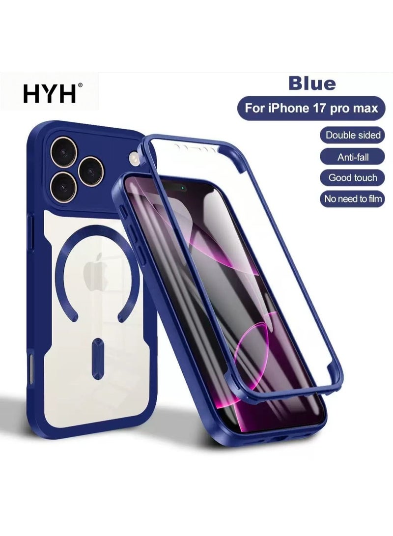 HYH Apple iPhone 17 Pro Max Case Drop-proof Magnetic Apple Protective Cover 360-Degree Full-Cover Case - Image 1