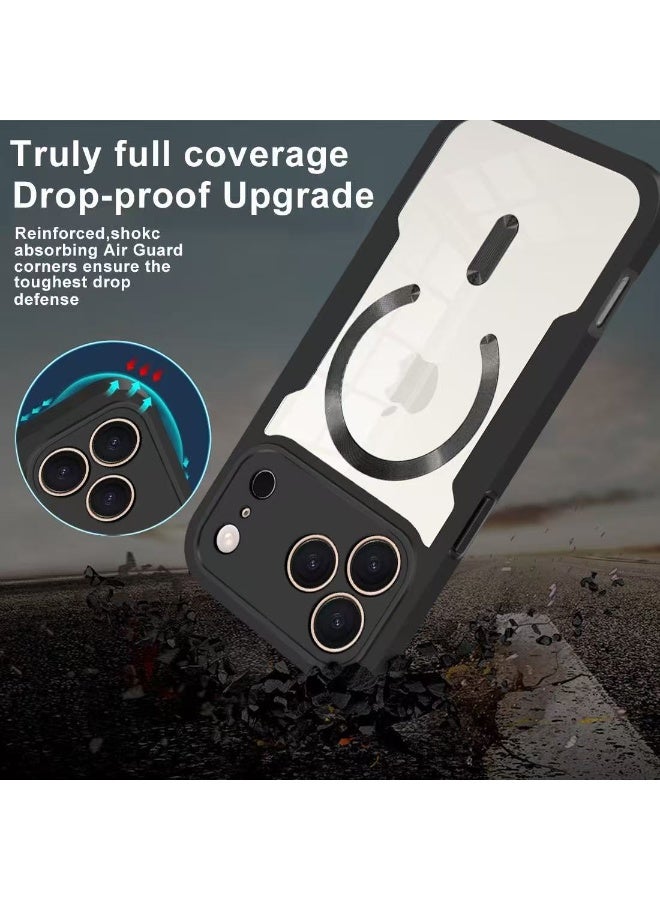 HYH Apple iPhone 17 Pro Max Case Drop-proof Magnetic Apple Protective Cover 360-Degree Full-Cover Case - Image 4