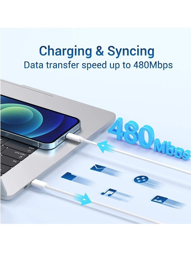 Generic - [Apple MFi Certified] USB-C to Lightning Cable 20W, 2 Pack 6.6FT Power Delivery Fast Charging Data Sync Type C PD Quick Charger Compatible with iPhone 12/12 Pro/11/XS/XR/X 8/iPad/AirPods Pro - Image 1