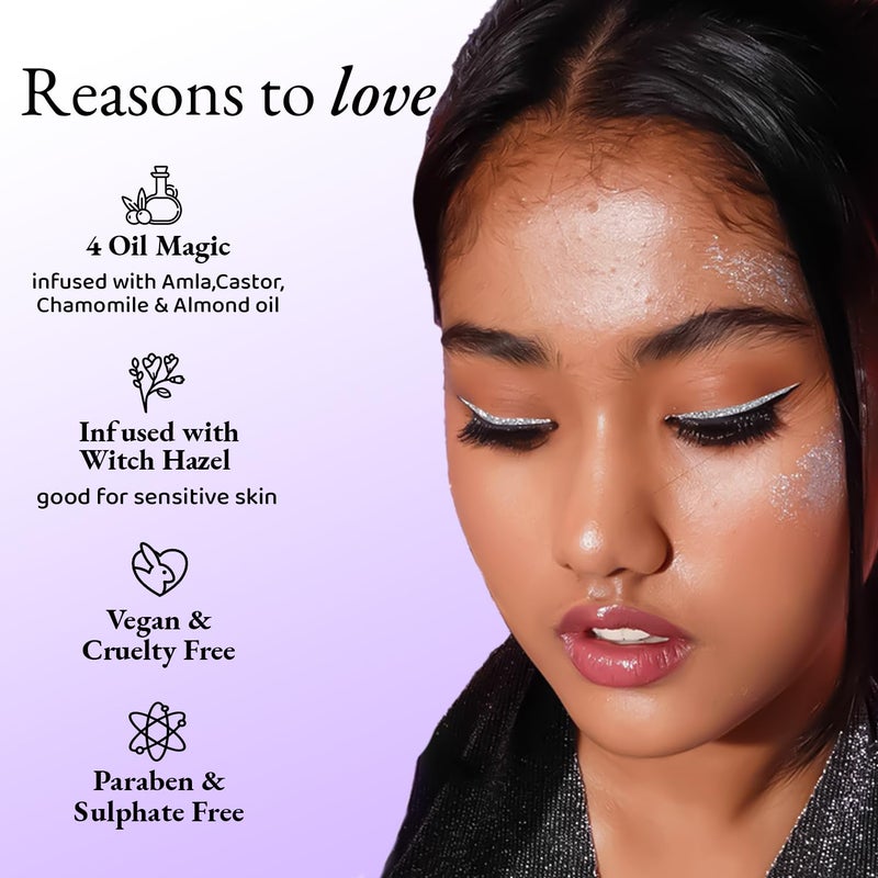 Elitty Waterproof Eyeliner 4g Silver Colour With Intense Glitter Finish Smudge Proof Long Lasting Liquid Liner For Eye Makeup Quick Drying Formula With Fine Tip For Smooth Precise Application - Image 4