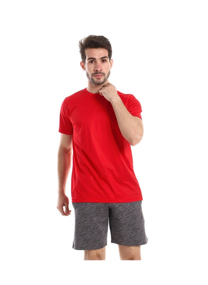 azeez Red Quick Dry Breathable Athletic Red - Image 1