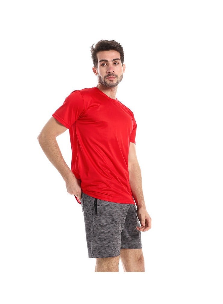 azeez Red Quick Dry Breathable Athletic Red - Image 2