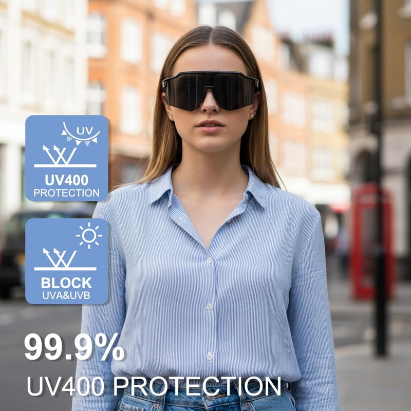 OULAIQI Polarized Lightweight Sports Sunglasses â€“ UV400 Protection, Unisex for Cycling,Fishing,Running, Baseball,Outdoor - Image 5