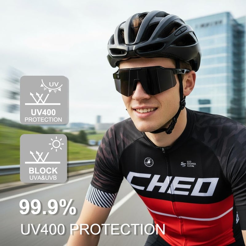 OULAIQI Polarized Lightweight Sports Sunglasses â€“ UV400 Protection, Unisex for Cycling,Fishing,Running, Baseball,Outdoor - Image 2