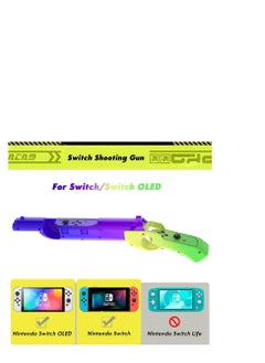 KASTWAVE Game Gun Compatible with Switch/OLED, Replacement Gun Controller Gaming Accessory for N-Switch Shooting Games, Replacement for Joy-Con Gun Controller Game, (Splatoon 3)  - Image 4