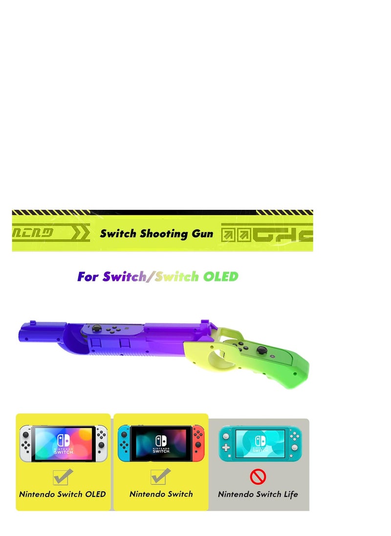KASTWAVE - Game Gun Compatible with Switch/OLED, Replacement Gun Controller Gaming Accessory for N-Switch Shooting Games, Replacement for Joy-Con Gun Controller Game, (Splatoon 3) - Image 1