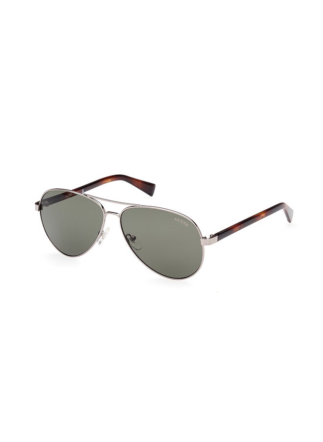 GUESS - Unisex UV Protection Pilot Sunglasses - GU827908N58 - Lens Size: 58 Mm - Image 1